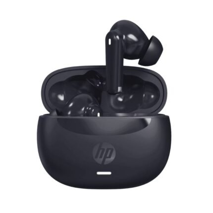 HP H150 Digital ANC, 28 Hours Playtime, Fingerprint Touch, IPX3 Water-Resistant Bluetooth Earbuds