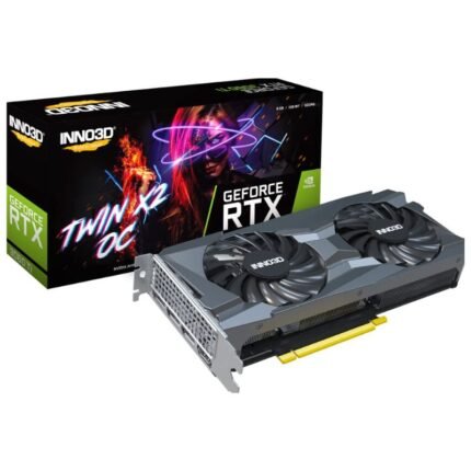 Inno3D NVIDIA GEFORCE RTX 3060 Ti Twin X2 OC LHR 8GB GDDR6 Gaming Graphics Card