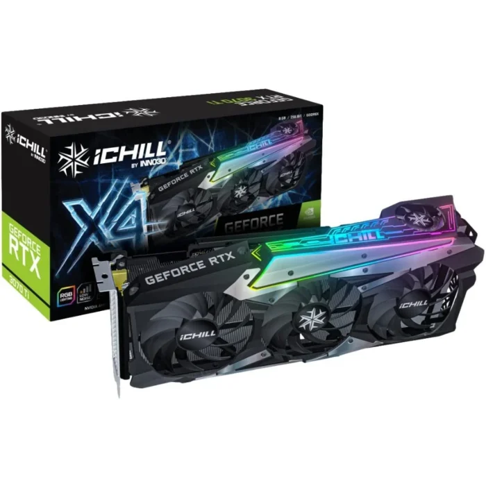 Inno3d RTX 3070 Ti iCHILL X4 8GB GDDR6X Gaming Graphics Card Inno3d RTX 3070 Ti iCHILL X4 8GB GDDR6X Gaming Graphics Card