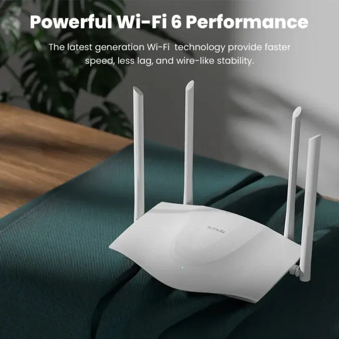 Tenda RX3 WiFi 6 Smart AX1800 Dual Band Gigabit Router Tenda RX3 WiFi 6 Smart AX1800 Dual Band Gigabit Router