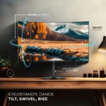 Acer EI322QK 31.5 Inch, 4K UHD 3840x2160 Pixels, VA Panel, Eye Care, HDR 10 1500R Curved Monitor