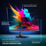 Acer EI322QK 31.5 Inch, 4K UHD 3840x2160 Pixels, VA Panel, Eye Care, HDR 10 1500R Curved Monitor