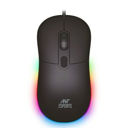 Ant Esports GM40 RGB LED, Lightweight and Ergonomic Design Upto 2400 DPI Wired Gaming Mouse