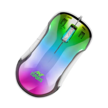 Ant Esports GM610 7D Crystal Full RGB, Instant 825 Chip, 7 Adjustable DPI Upto 12800 Gaming Mouse