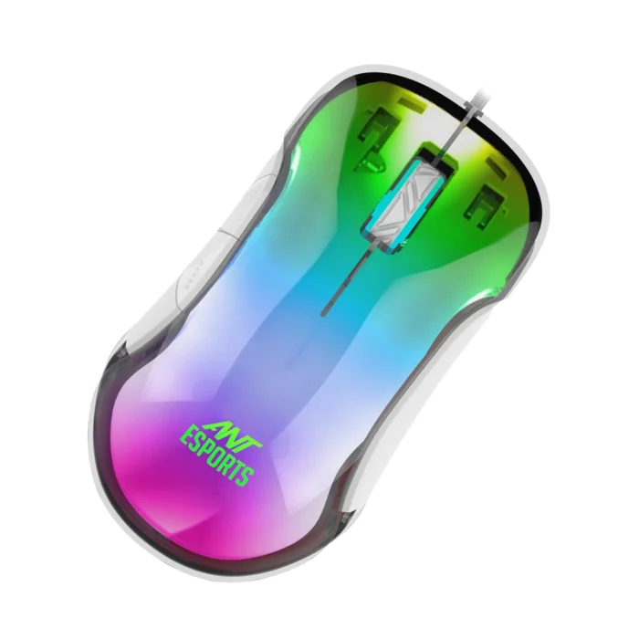 Ant Esports GM610 7D Crystal Full RGB, Instant 825 Chip, 7 Adjustable DPI Upto 12800 Gaming Mouse