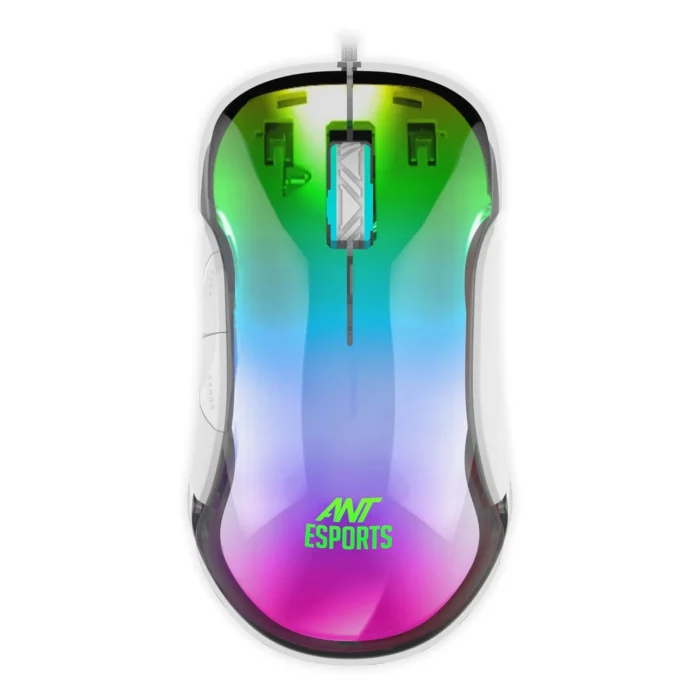 Ant Esports GM610 7D Crystal Full RGB, Instant 825 Chip, 7 Adjustable DPI Upto 12800 Gaming Mouse
