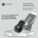 Anycast Wireless WiFi 1080P HDMI Display TV Dongle Receiver (Black) 3 Anycast Wireless WiFi 1080P HDMI Display TV Dongle Receiver