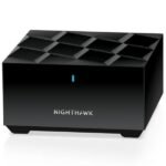 Netgear Nighthawk 1800 MBPS, 2 Satellite Extender, Coverage Upto 4,500 sq. ft. Whole Home Mesh WiFi 6 Router