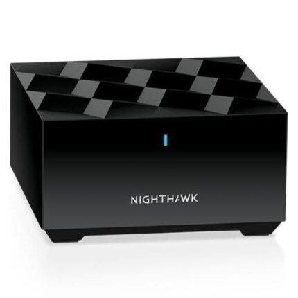 Netgear Nighthawk 1800 MBPS, 2 Satellite Extender, Coverage Upto 4,500 sq. ft. Whole Home Mesh WiFi 6 Router