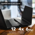 Netgear Nighthawk AX12 12-Stream, 6000 Mbps Wifi Speed Dual Band, Coverage 3500 Sq. Ft. WiFi 6 Router 2 Inno3D NVIDIA GEFORCE GTX 1050 Ti X2 4 GB GDDR5 Gaming Graphics Card