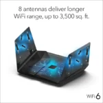 Netgear Nighthawk AX12 12-Stream, 6000 Mbps Wifi Speed Dual Band, Coverage 3500 Sq. Ft. WiFi 6 Router 5 Inno3D NVIDIA GEFORCE GTX 1050 Ti X2 4 GB GDDR5 Gaming Graphics Card