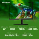 ViewSonic VA2209-MH 22 Inch, Full HD IPS Panel, 100 Hz, Eye-Care, Office and Home Use Monitor 2 ViewSonic VA2209-MH 22 Inch, Full HD IPS Panel, 100 Hz, Eye-Care, Office and Home Use Monitor
