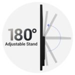 ZEBRONICS Pixigo A16, 15.6 inch, Full HD IPS Panel, 180° Adjustable Stand, Lightweight, 60 Hz, Type C Portable Monitor