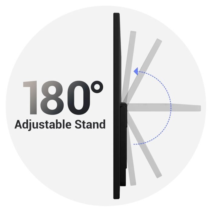 ZEBRONICS Pixigo A16, 15.6 inch, Full HD IPS Panel, 180° Adjustable Stand, Lightweight, 60 Hz, Type C Portable Monitor