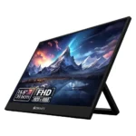 ZEBRONICS Pixigo A16, 15.6 inch, Full HD IPS Panel, 180° Adjustable Stand, Lightweight, 60 Hz, Type C Portable Monitor
