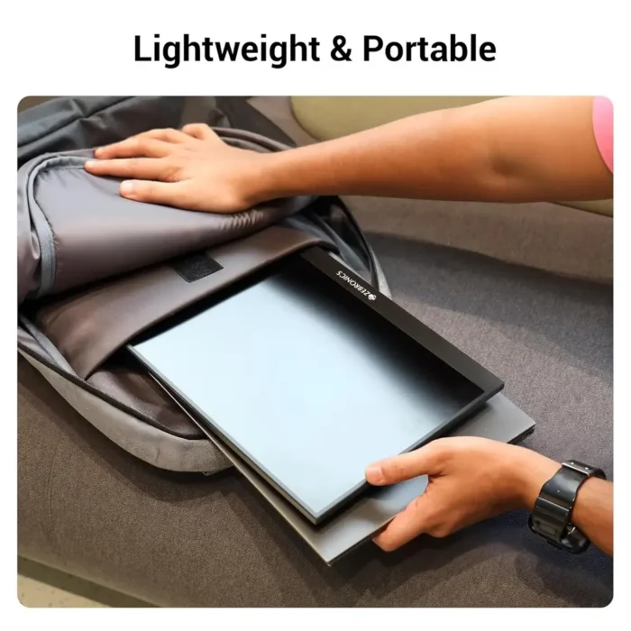 ZEBRONICS Pixigo A16, 15.6 inch, Full HD IPS Panel, 180° Adjustable Stand, Lightweight, 60 Hz, Type C Portable Monitor ZEBRONICS Pixigo A16, 15.6 inch, Full HD IPS Panel, 180° Adjustable Stand, Lightweight, 60 Hz, Type C Portable Monitor
