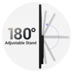 ZEBRONICS Pixigo A16, 15.6 inch, Full HD IPS Panel, 180° Adjustable Stand, Lightweight, 60 Hz, Type C Portable Monitor 7 ZEBRONICS Pixigo A16, 15.6 inch, Full HD IPS Panel, 180° Adjustable Stand, Lightweight, 60 Hz, Type C Portable Monitor