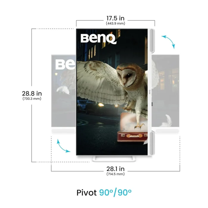 BenQ EW3290U 32 Inch 4K Ultra HD 3840x2160 Pixel, IPS Panel with 95% P3, Eye-Care, USB Type-C Monitor