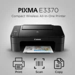 Canon PIXMA E3370 All-in-One Wireless Ink Efficient Colour Printer