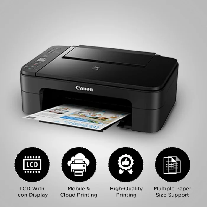 Canon PIXMA E3370 All-in-One Wireless Ink Efficient Colour Printer