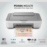 Canon PIXMA MG2470 All-in-One Inkjet Color Printer