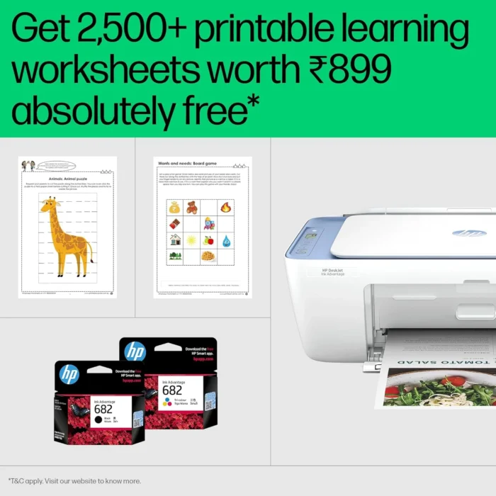 HP DeskJet Ink Advantage 2878 All-in-One Multi-function WiFi Color Inkjet Printer