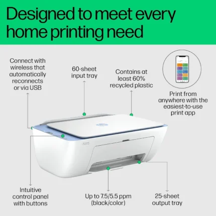 HP DeskJet Ink Advantage 2878 All-in-One Multi-function WiFi Color Inkjet Printer