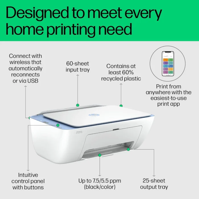 HP DeskJet Ink Advantage 2878 All-in-One Multi-function WiFi Color Inkjet Printer