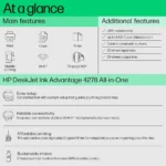 HP DeskJet Ink Advantage 4278 All-in-One Multi-function WiFi Color Inkjet Printer 4 HP DeskJet Ink Advantage 4278 All-in-One Multi-function WiFi Color Inkjet Printer