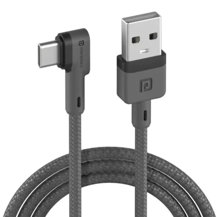 Portronics Konnect L POR-1081 Fast Charging 3A Type-C Cable 1.2 Meter with Charge & Sync Function