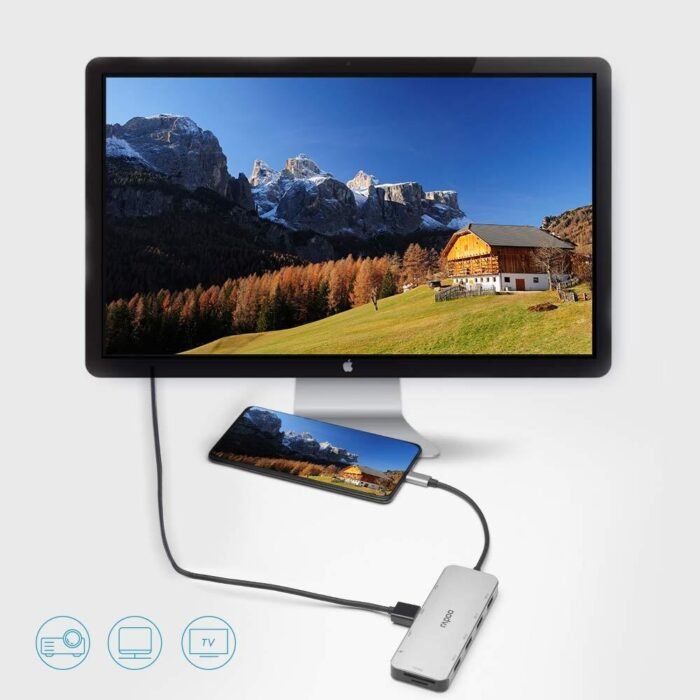 RAPOO XD200C USB C 10 in 1 HUB Adapter RAPOO XD200C USB C 10 in 1 HUB Adapter