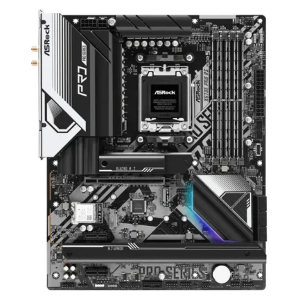 ASRock X670E PRO RS Socket AMD AM5, Chipset AMD X670, DDR5, SATA3 & M.2 ATX Motherboard