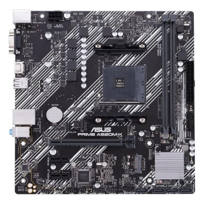ASUS PRIME A520M-K AMD AM4 Micro-ATX Gaming DDR4 Motherboard ASUS PRIME A520M-K AMD AM4 Micro-ATX Gaming DDR4 Motherboard