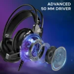 Ant Esports H520W Lightweight Gaming Over Ear Wired Headphone with Mic