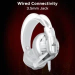 Ant Esports H520W Lightweight Gaming Over Ear Wired Headphone with Mic (White) 5 Ant Esports H520W Lightweight Gaming Over Ear Wired Headphone with Mic
