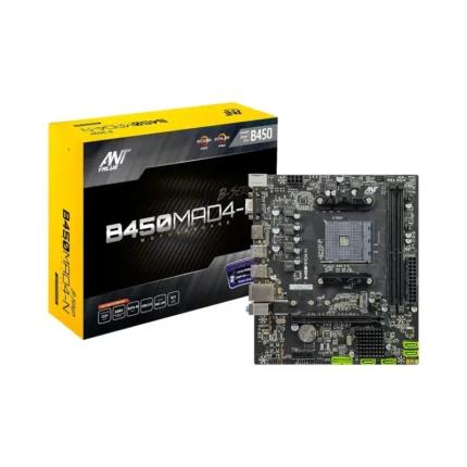 Ant Value B450MAD4-N ll Micro-ATX DDR4 Gaming AM4Socket, AMD B450 Chipset DDR4 Motherboard