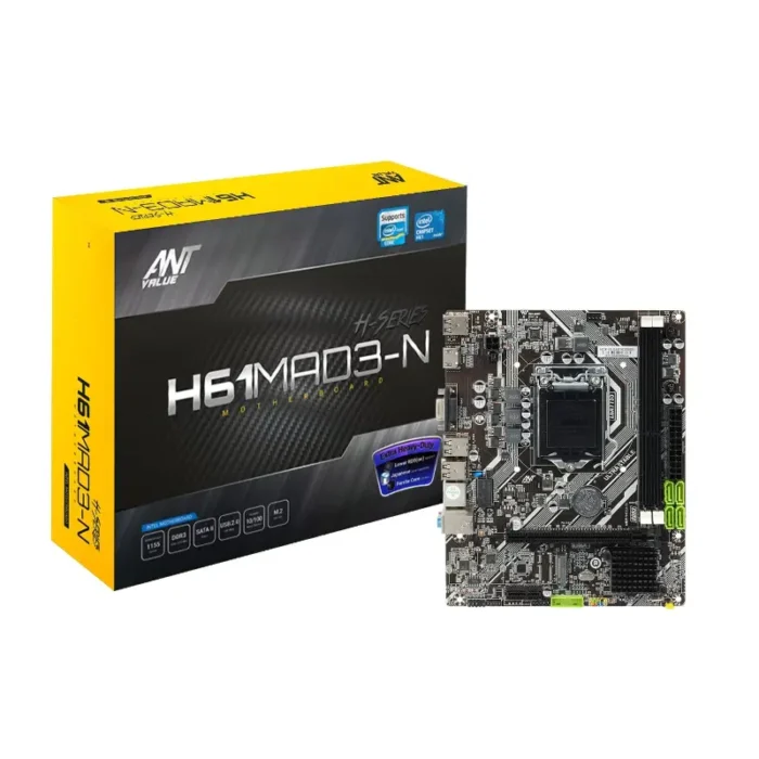 Ant Value H61MAD3-N Micro ATX DDR3 Gaming Motherboard