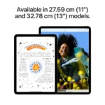 Apple 2024 iPad Air (M2) 128GB ROM 13.0 Inch With Wi-Fi Only (Space Grey, MV273HN/A) 3 Apple 2024 iPad Air (M2) 128GB ROM 13.0 Inch With Wi-Fi Only