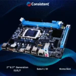 Consistent CMB H61 Micro-ATX DDR3 Motherboard with NVME Slot