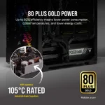 Corsair RM850x Shift ATX 3.1 Fully Modular ATX Power Supply SMPS 3