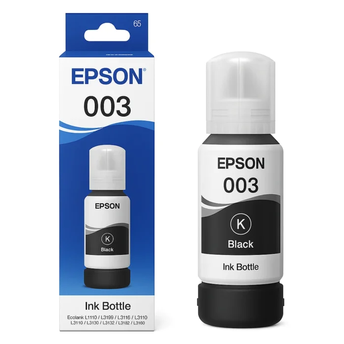 Epson 003 65ML Black Ink Bottle Epson 003 65ML Black Ink Bottle