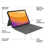 Logitech Combo Touch iPad Pro 12.9-inch (5th, 6th Gen - 2021, 2022) Detachable Keyboard Case 6 Logitech Combo Touch iPad Pro 12.9-inch (5th, 6th Gen - 2021, 2022) Keyboard Case