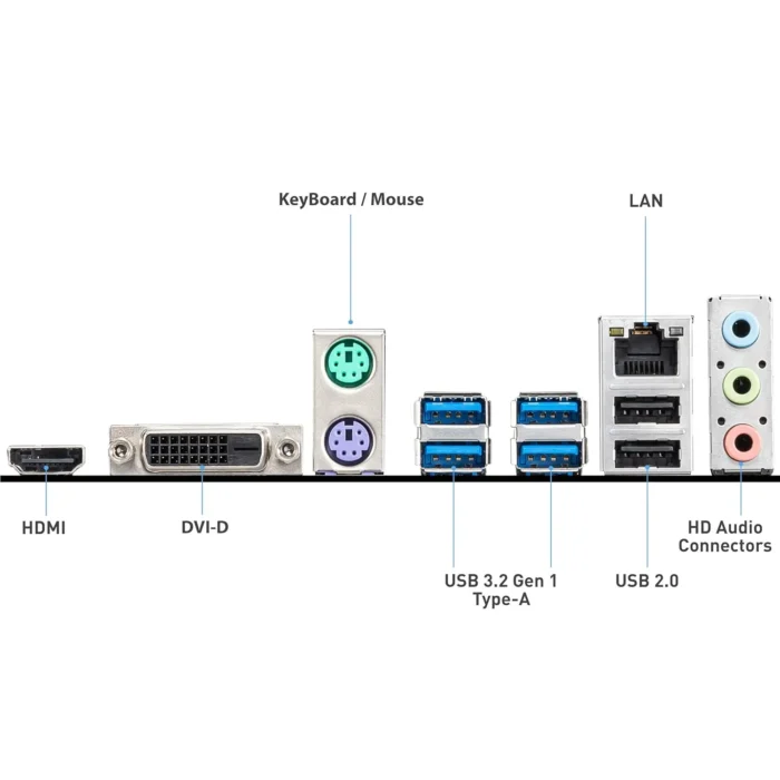 MSI A520M-A PRO AM4 Socket Micro-ATX AMD A520 Chipset DDR4 Motherboard for Desktop MSI A520M-A PRO AM4 Socket Micro-ATX AMD A520 Chipset DDR4 Motherboard for Desktop