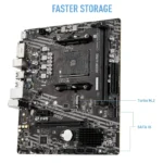 MSI A520M-A PRO AM4 Socket Micro-ATX AMD A520 Chipset DDR4 Motherboard for Desktop 3 MSI A520M-A PRO AM4 Socket Micro-ATX AMD A520 Chipset DDR4 Motherboard for Desktop