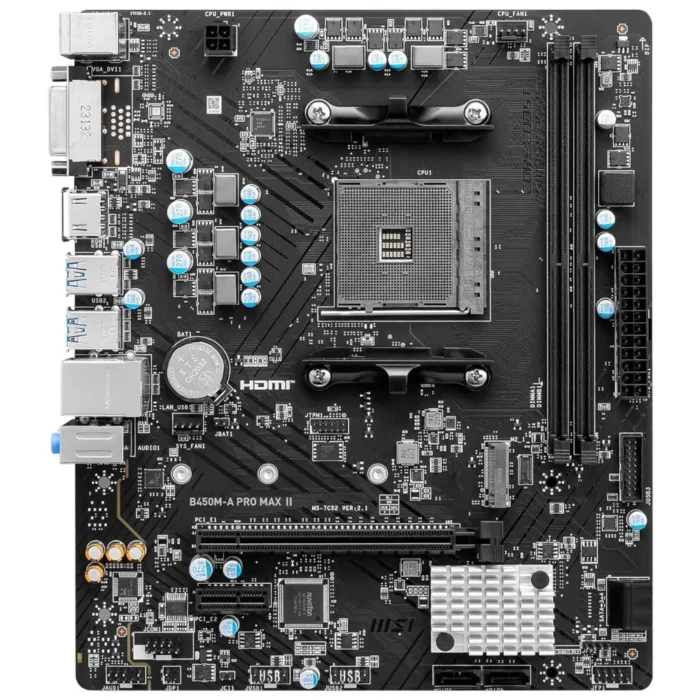 MSI B450M-A PRO MAX II DDR4 AM4Socket ATX AMD B450 Chipset DDR4 Motherboard for Desktop