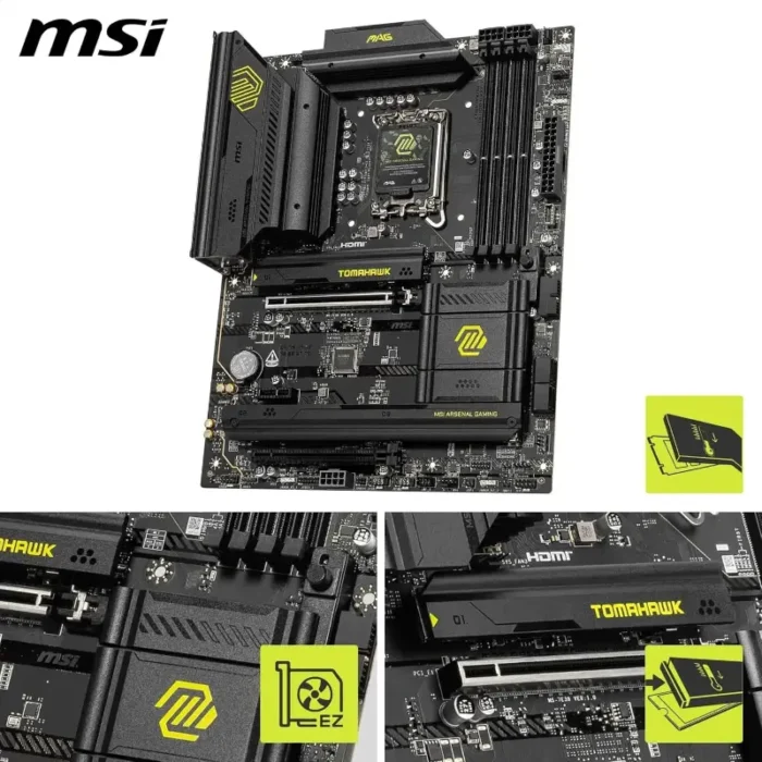 MSI MAG B860 Tomahawk WiFi ATX DDR5 Motherboard MSI MAG B860 Tomahawk WiFi ATX DDR5 Motherboard
