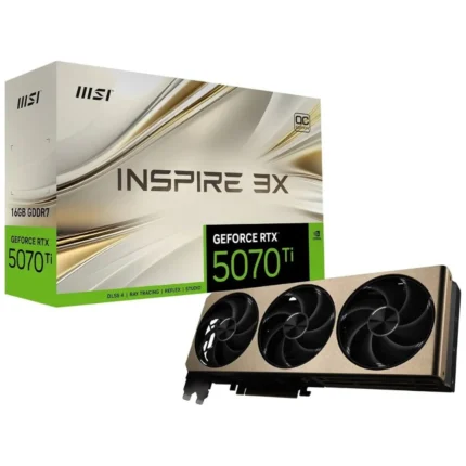 MSI RTX 5070 Ti Inspire 3X OC Plus 16GB GDDR7 Graphics Card