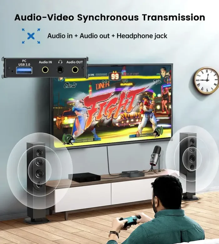 PiBox India 4K HDMI Video Capture Card Device PRO for Streaming