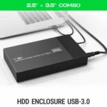 TAG USB 3.0 Combo HDD Casing SATA to USB 3.0 Portable External Enclosure