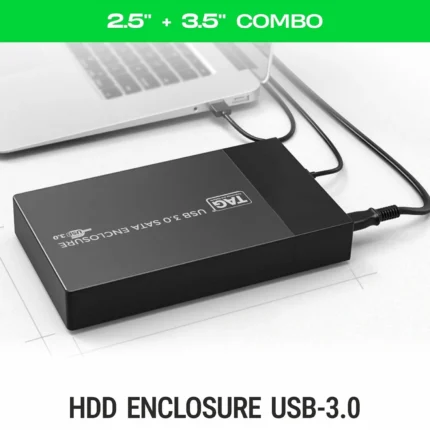TAG USB 3.0 Combo HDD Casing SATA to USB 3.0 Portable External Enclosure